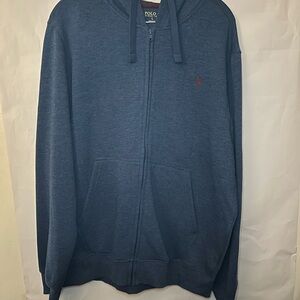 Polo by Ralph Lauren Men's Navy Zip-Up Sweater